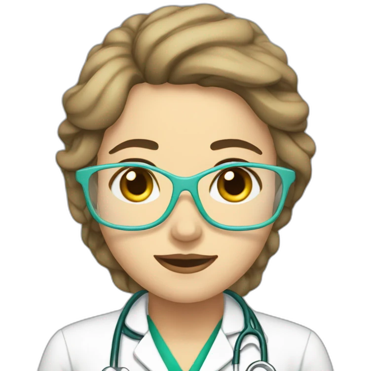 Médecin femme dormir emoji