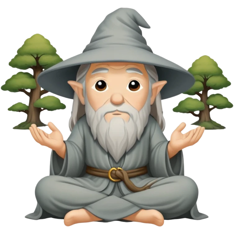 Gendalf meditation emoji