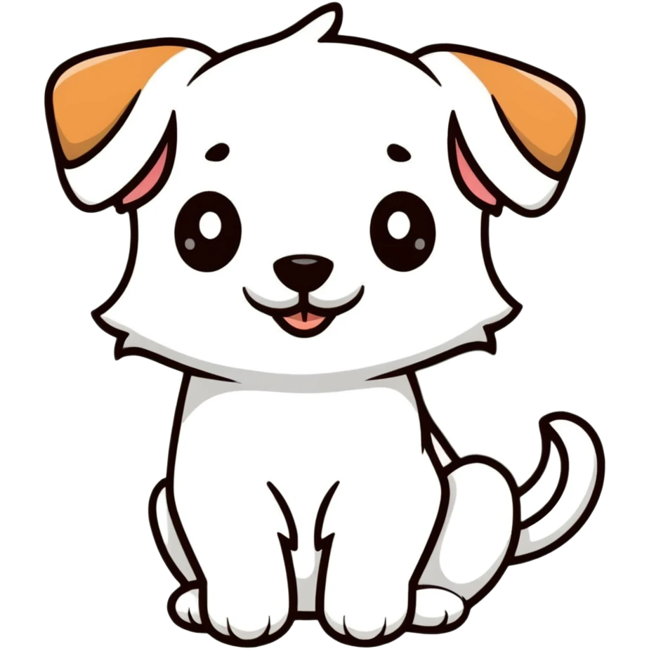 cute puppy emoji