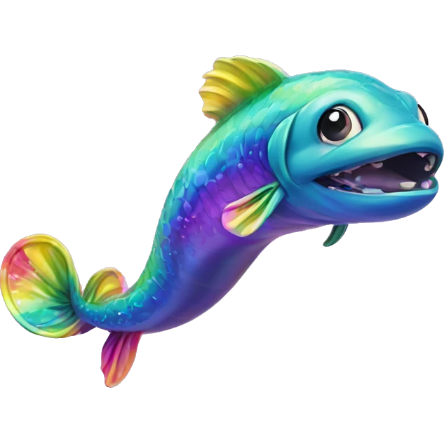 Lisa frank eel  emoji
