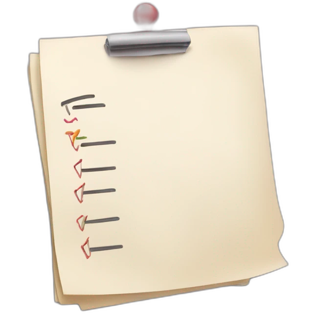to do list emoji