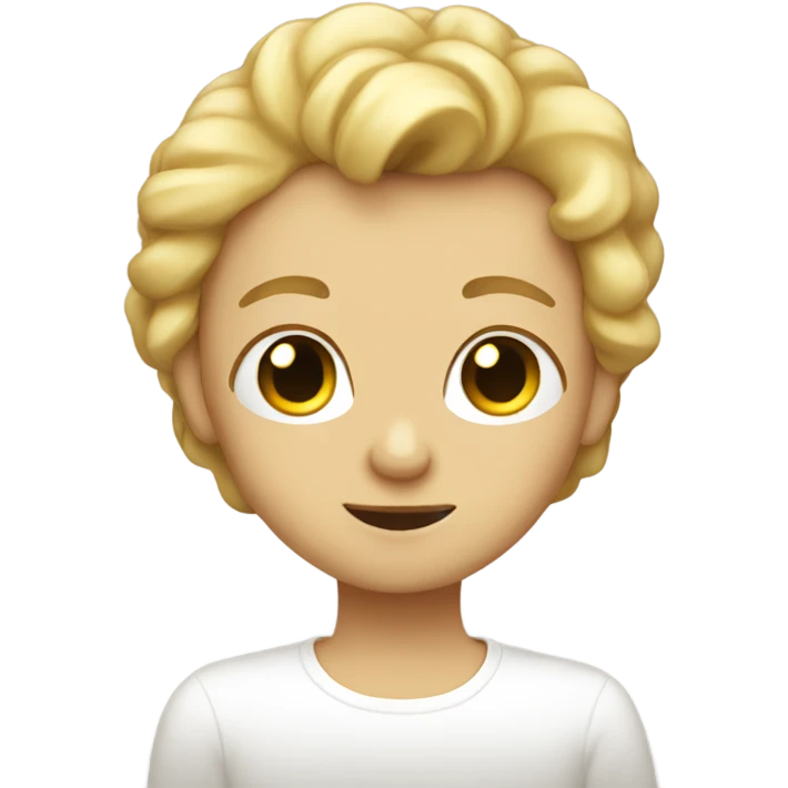 White and gold cute emojis  emoji