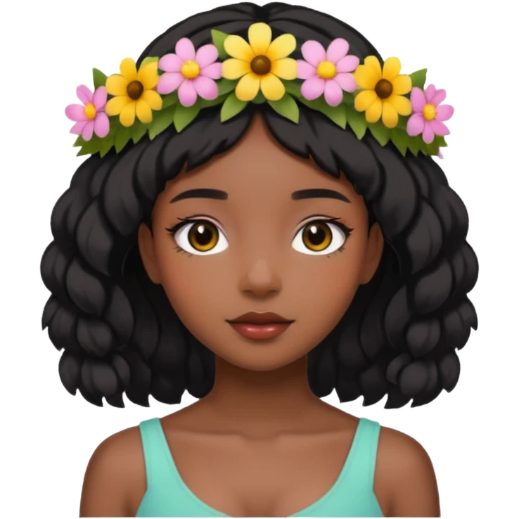 Black girl aesthetic emoji