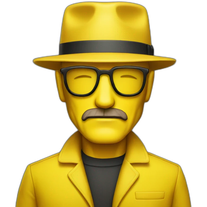 Heisenberg with yellow suit emoji