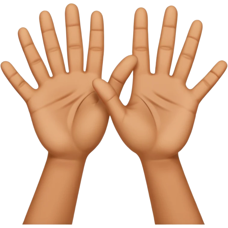 positive attitude hands emoji