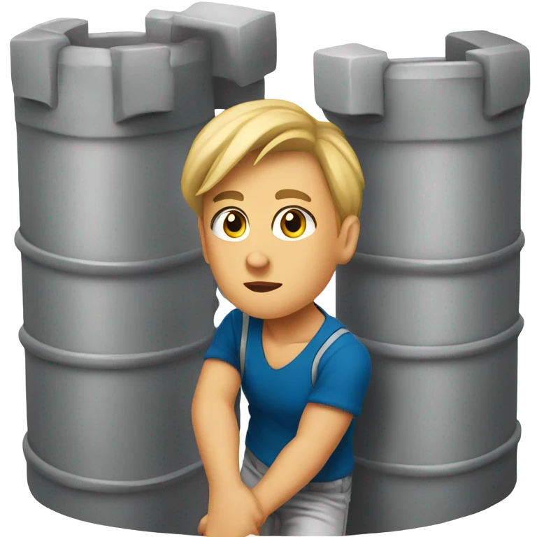 PE teacher stuck in a well emoji
