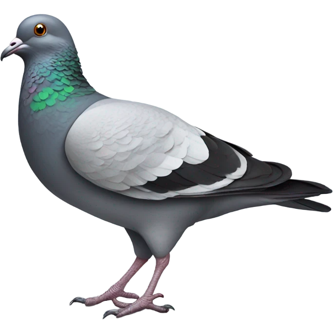 pigeon in high heels emoji