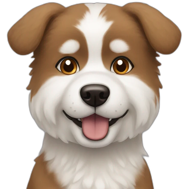 bichon-frise-and-brown-husky emoji