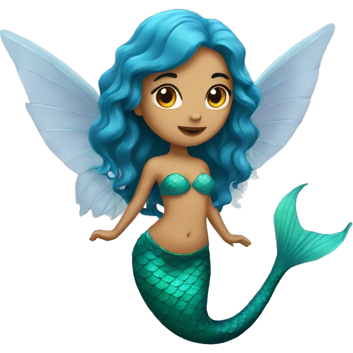A mermaid with wings emoji