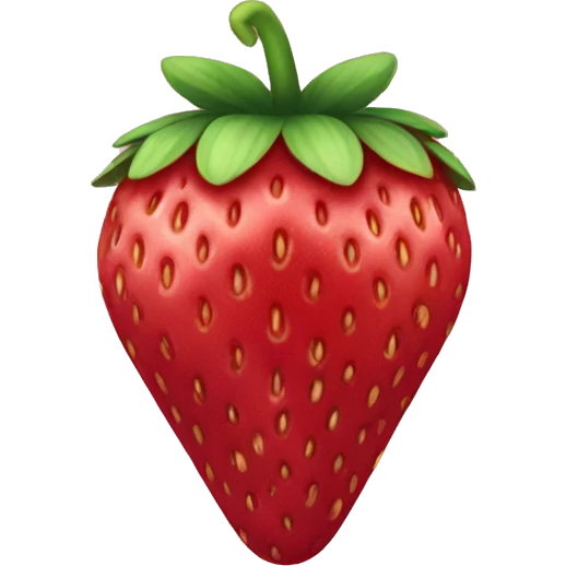 Strawberry tanghulu emoji