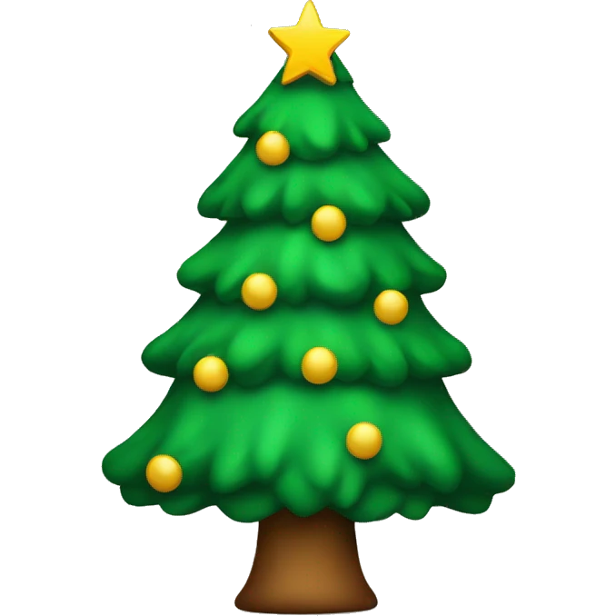 Christmas tree emoji