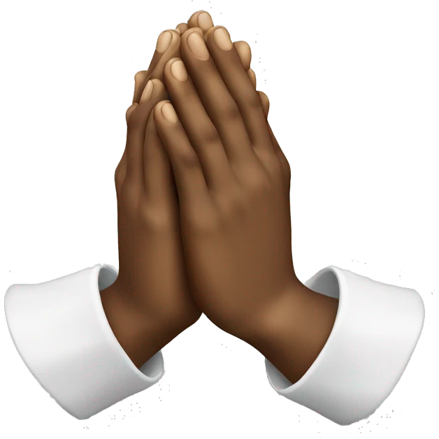 Praying hands emoji