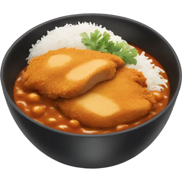 Chicken katsu curry emoji