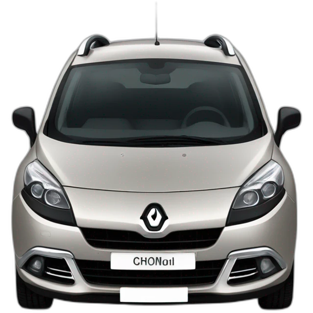 renault scenic Gris cassiopee car emoji