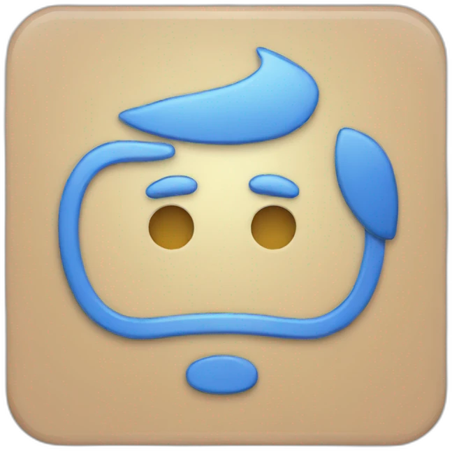 Blue badge for official  emoji