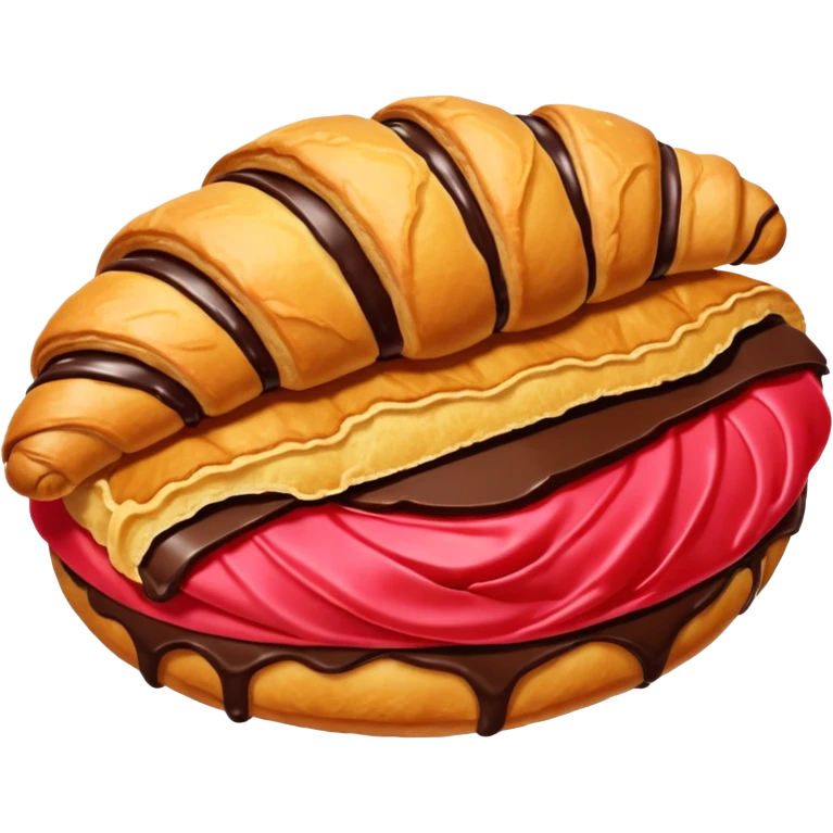Croissant de chocolate  emoji