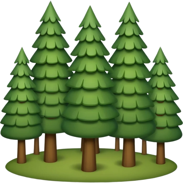 In our hometown, there’s plenty of trees emoji