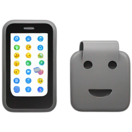 Data privacy phone  emoji
