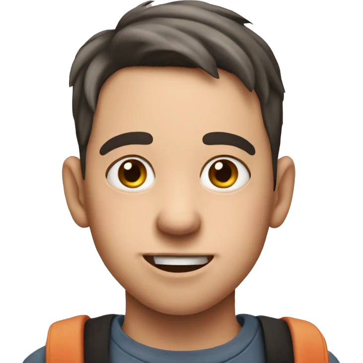 Boy with pig nose and ears out on town  emoji