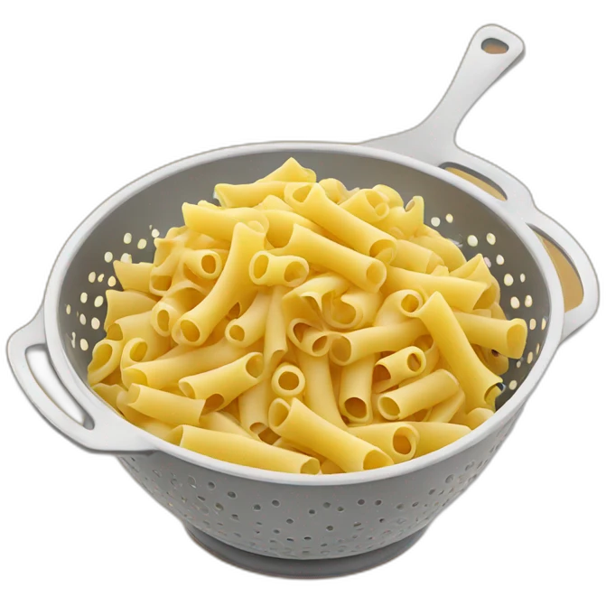 pasta in a colander emoji