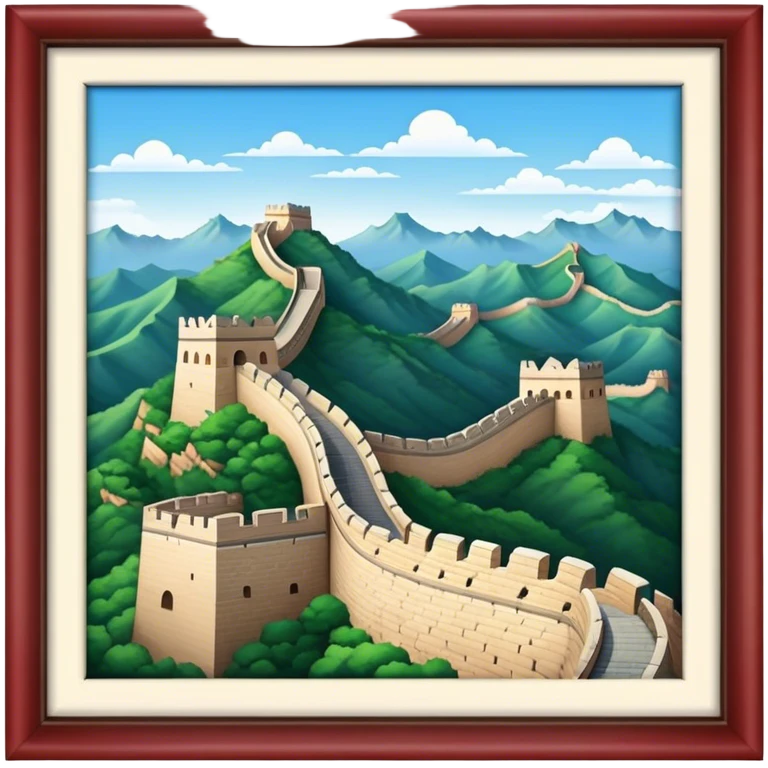 great wall of china emoji