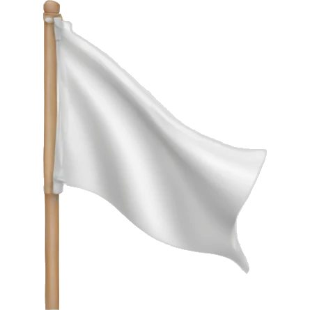 White flag emoji