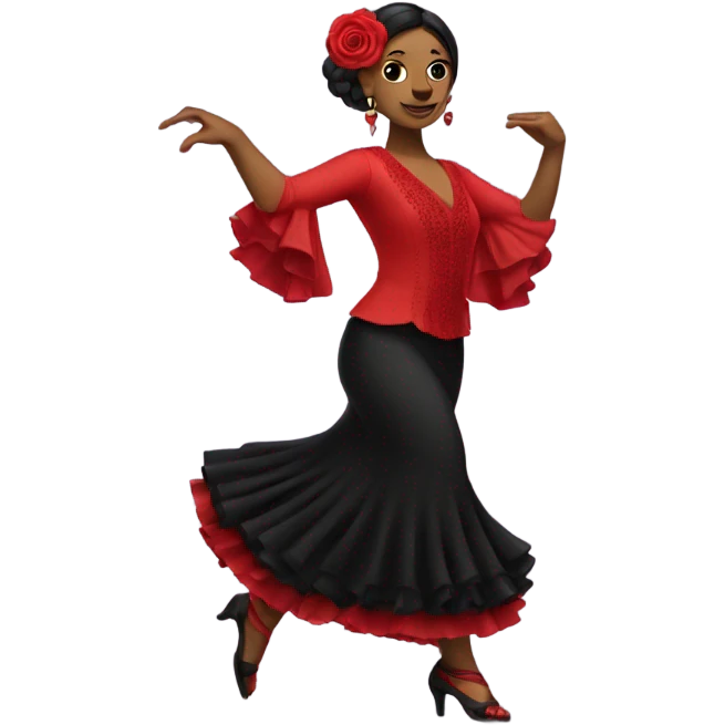Flamenco dancer emoji