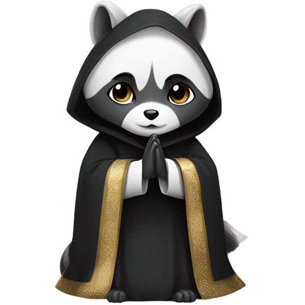 Raccoon nun emoji