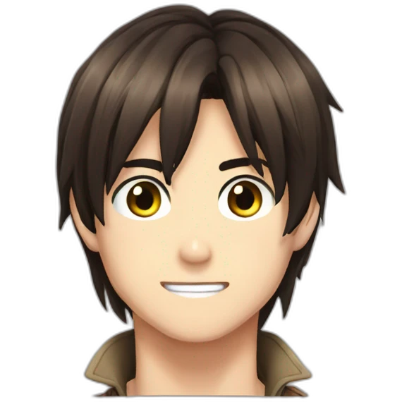 eren yeager long hair emoji