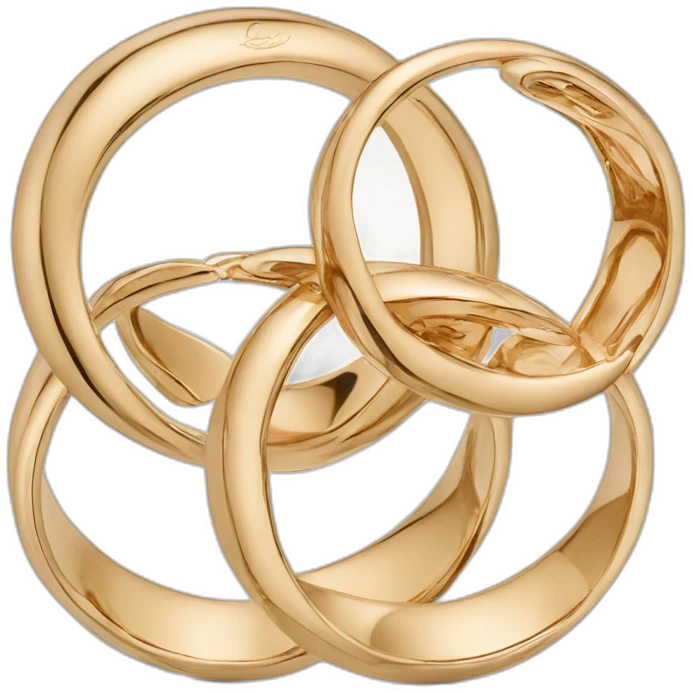 Cartier Trinity 3 rings emoji