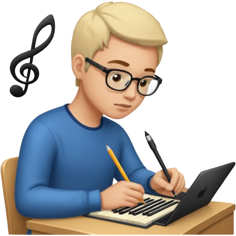 writing music emoji