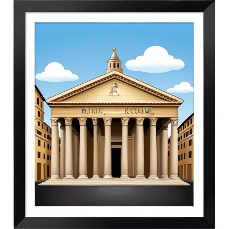 The Pantheon rome emoji
