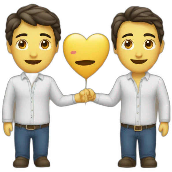 2 amoureux emoji
