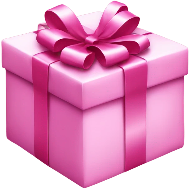 pink christmas present  emoji