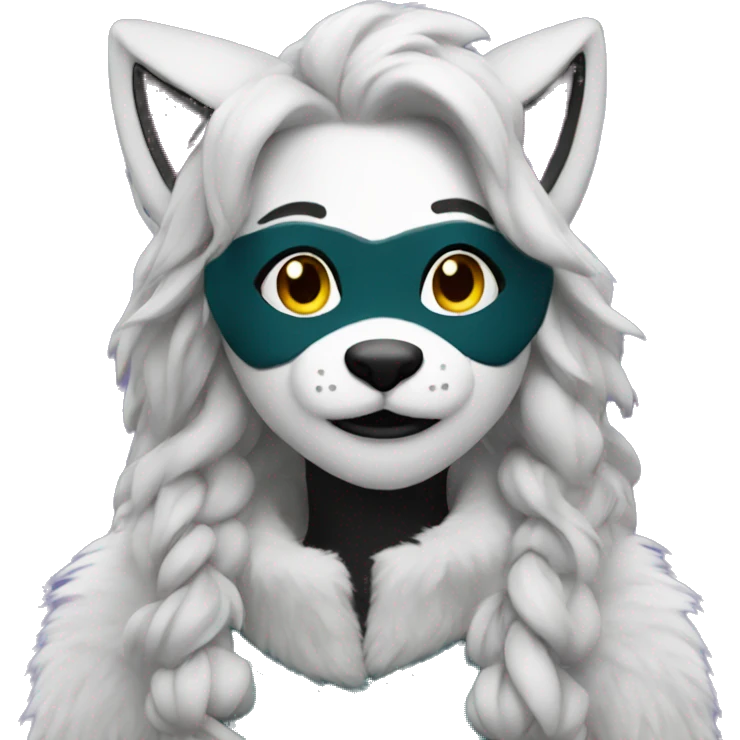 Woman fursuit emoji