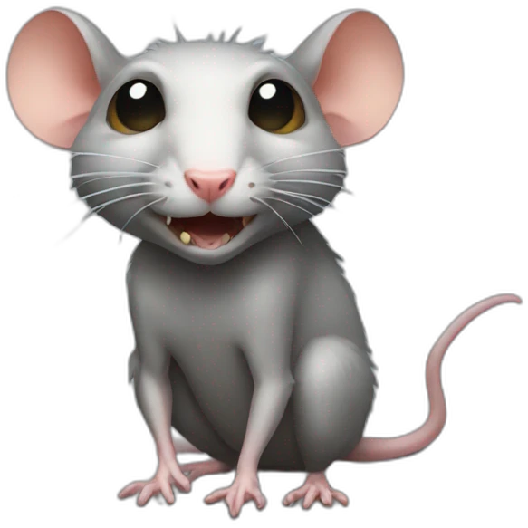 Mutated rat emoji