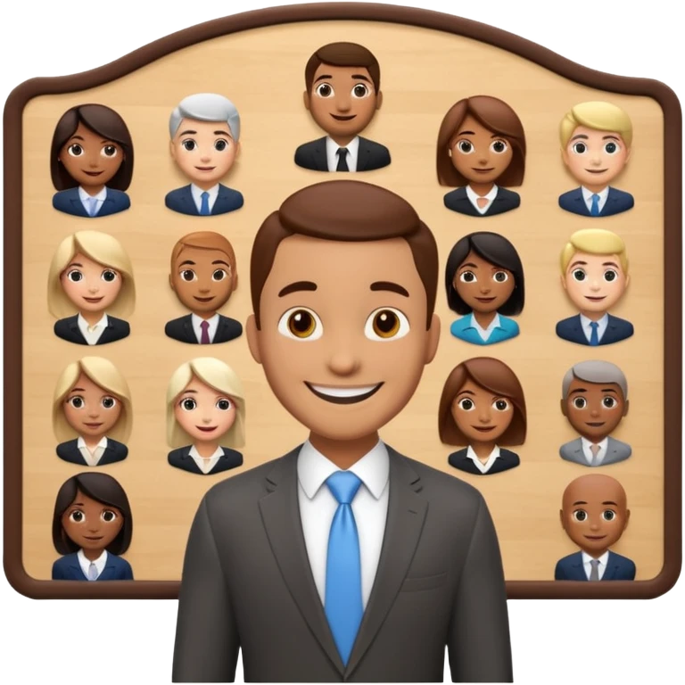 HOA Board 3d render emoji
