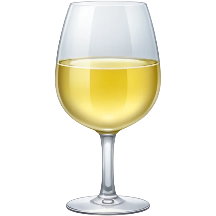 glass of white wine  emoji