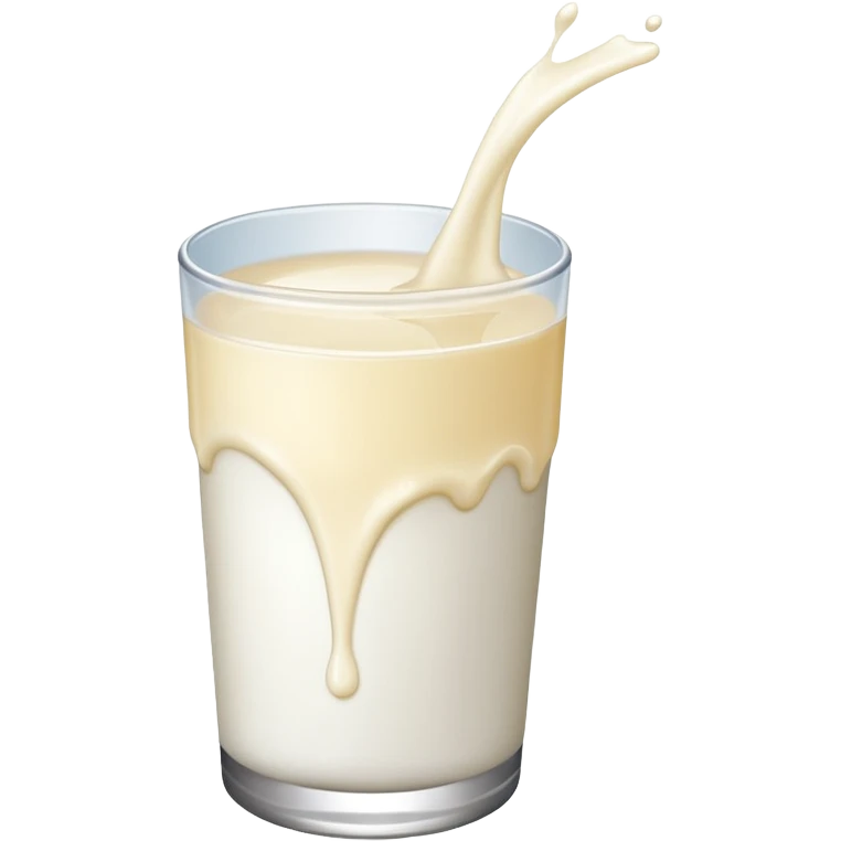 A squirt of milk flying in the air  emoji