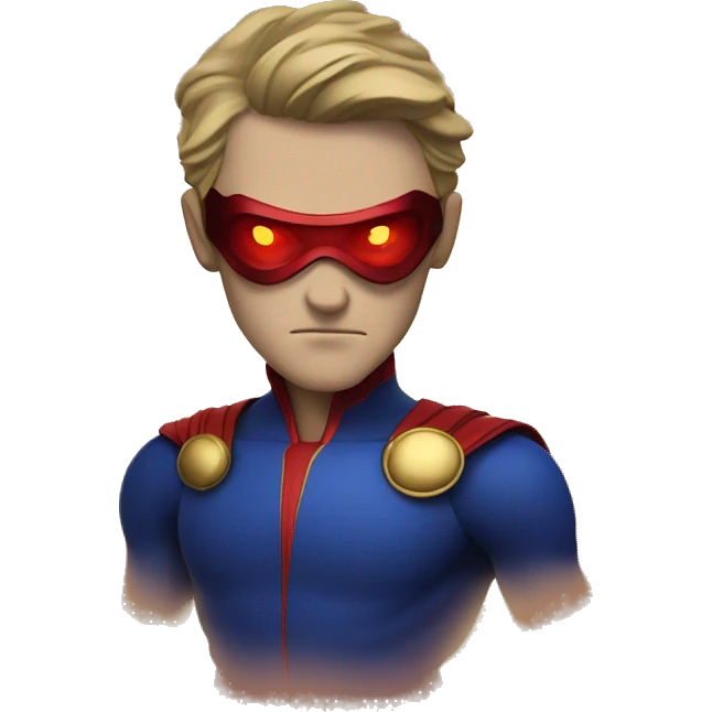 homelander with laser red eyes emoji