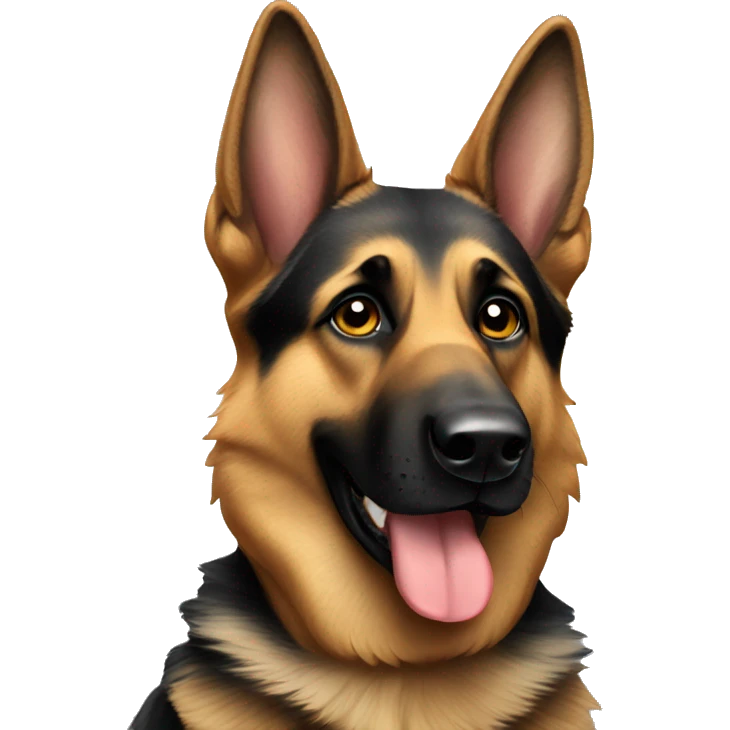 German shepherd  emoji