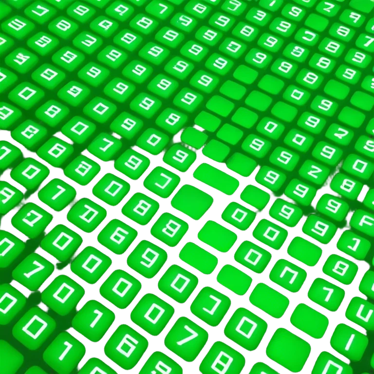 Matrix numbers  emoji