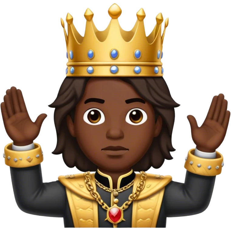 king von shooting up the block emoji