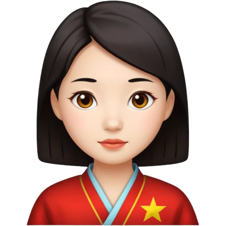 Chinese girl emoji