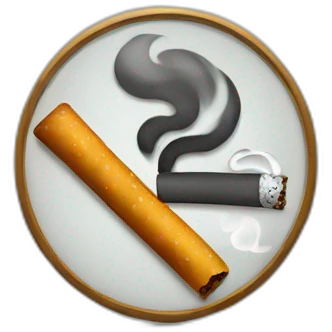 A no smoking sign emoji