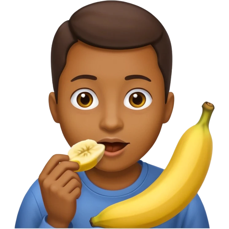 lutschen Banane emoji