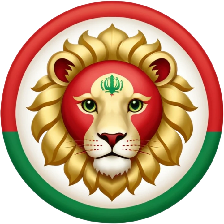 The pre-revolution iranian flag emoji