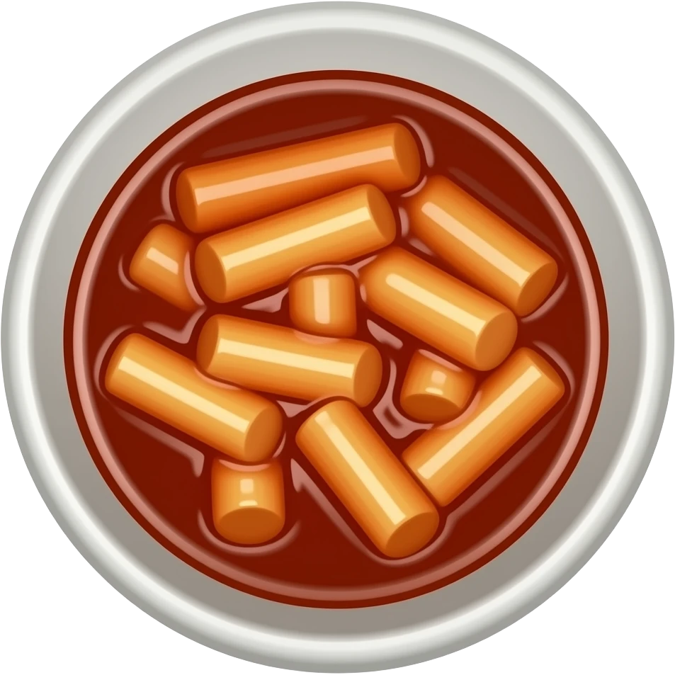 Make me a tokbokki emoji no sauce emoji
