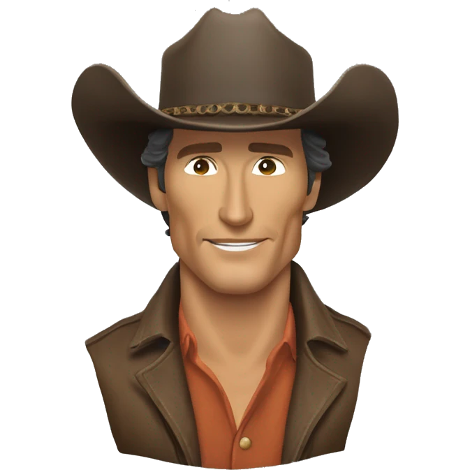 Matthew McConaughey cowboy hat emoji