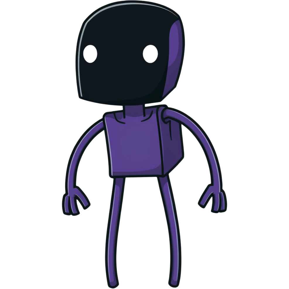 Minecraft Enderman emoji